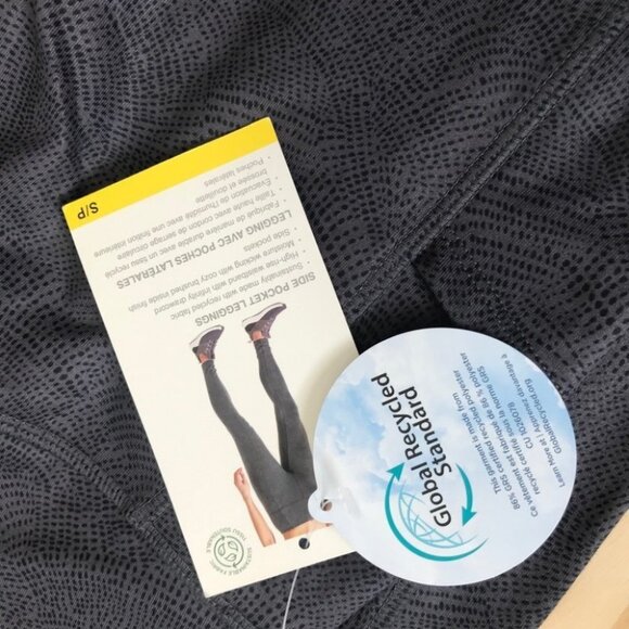 Mondetta Luxury Performance  Purple Grey Leggings women size S - Picture 15 of 15